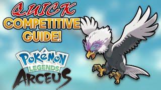 Let's Examine Hisuian Braviary! Competitive Guide In 60 Seconds Or Less!