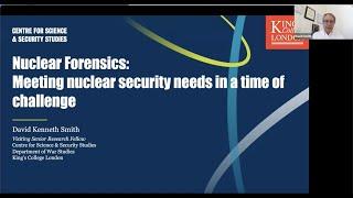 Nuclear forensics: Meeting nuclear security needs in a time of challenge