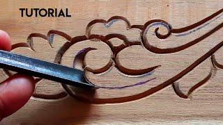 |Wood carving Tutorial |UP wood art |