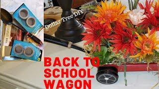 Dollar Tree DIY-Back to School Wagon