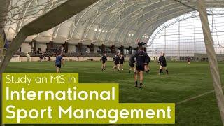 MS International Sport Management - full video