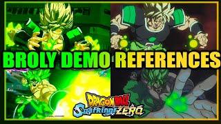 (3) DB Sparking Zero Demo Broly Insane References