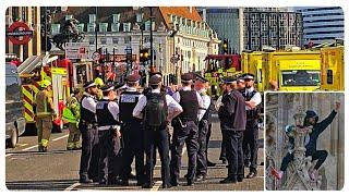 EMERGENCY POLICE LOCKDOWN in London as Protestor CLIMBS BIG BEN!