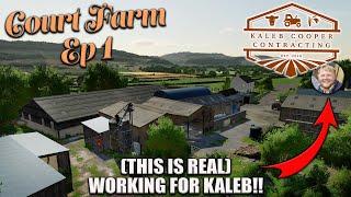 CLARKSON'S FARM | KALEB COOPER MESSAGED ME!!! FS22 | COURT FARM | Ep1 | PS5 Let’s Play.