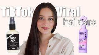 Reviewing VIRAL haircare! 2024 TikTok viral hair products