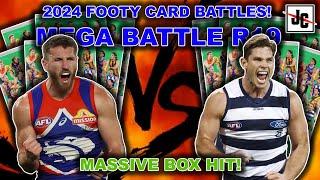 CLUTCH BOX HIT! MEGA FOOTY CARD BATTLES R19 | 2024 AFL TEAMCOACH CARDS