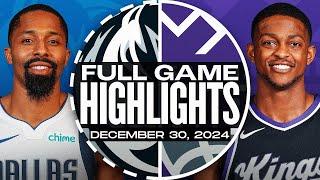 FOX HAS 33 POINTS, KINGS BEAT MAVERICKS| MAVERICKS VS KINGS | FULL GAME HIGHLIGHTS | NBA SEASON