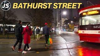 St Clair West to Bathurst Station | Toronto Twilight Walk (Nov 2024)