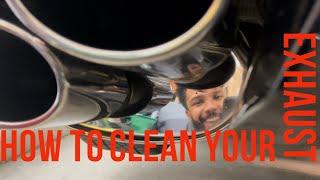 How to clean and polish your exhaust.