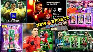 New Update efootball 25 mobile on Thursday & Next Monday | New Ambassador Pack, New Potw efootball