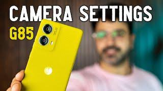 moto G85 CAMERA SETTINGS (in Hindi)