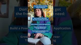 Learn how you can get a job in Democratic politics!
