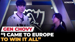 Chovy "A player's career is completed by Worlds trophy; I came to win it all" | Ashley Kang