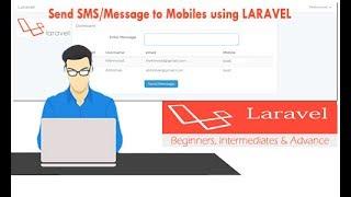 How to Send SMS/Message to Mobiles using PHP Laravel Framework