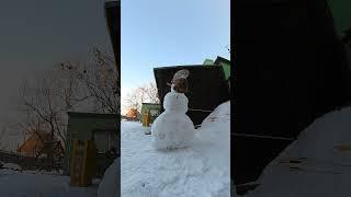 Bow & Arrow vs Snowman | 35# 30m