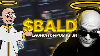 $BALD: Launching AI Memecoin LIVE on Pump.fun