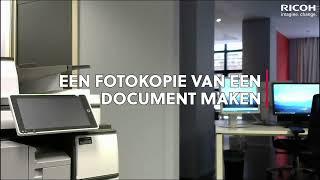 Ricoh Customer Support - Een fotokopie van een document maken