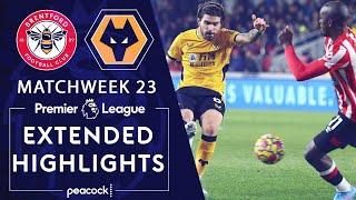 Brentford v. Wolves | PREMIER LEAGUE HIGHLIGHTS | 1/22/2022 | NBC Sports