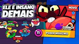 28K DE DANO em 1 SUPER! JOGUEI COM O CLANCY e ELE ESTÁ UM ABSURDO! BRAWL STARS