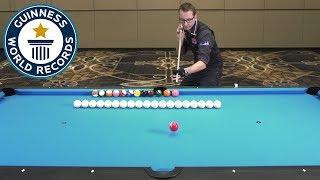 Florian 'Venom' Kohler attempts four pool records - Guinness World Records