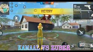 cs | 1 vs 1 | KAMAL  vs  ZUBER| op game play | BOOYAH