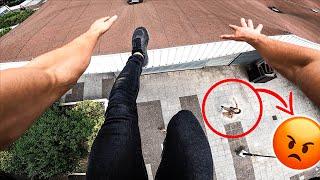 ESCAPING ANGRY GIRLFRIEND (Epic Parkour Chase em Paris)