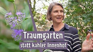 Im Innenhof: Traumhafter Garten statt Rasengittersteine | MDR Garten