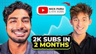 How Nick Puru Grew his Agency with YouTube (66 to 2.5k Subs)