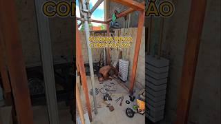 Adaptando Puxada Baixa Na Máquina Caseira #equipamentodemusculacao #academiacaseira #josemarswat