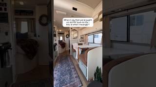 BEFORE AND AFTER RV RENO #rvlife #rvliving #vanlife #rv #renovation