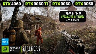 STALKER 2 on RTX 4060 - RTX 3060 Ti - RTX 3060 - RTX 3050 - Optimized Settings!