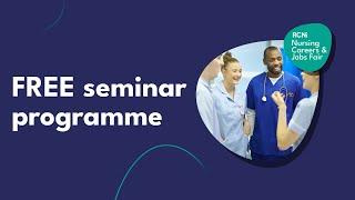 Free seminars at RCNi Nursing Careers and Jobs Fairs