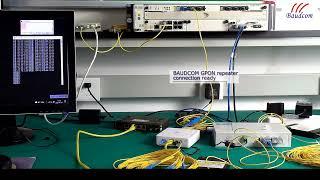 BAUDCOM GPON Repeater Extender work with Huawei OLT