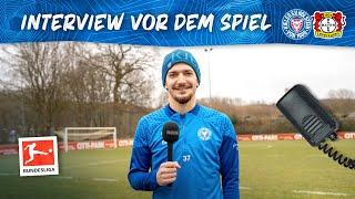 „Wir freuen uns einfach auf das Spiel”  | Armin Gigovic vor dem Spiel gegen Bayer 04 Leverkusen