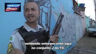 TRAFICANTE SURPREENDE POLICIAIS AO FUGIR DURANTE REVISTA