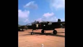 B25 flight over Galveston