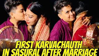 First Karvachauth In Sasural After Marriage | ​⁠​⁠@YashalsVlogs