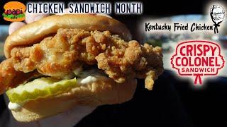 KFC Crispy Colonel Sandwich - Review - PapiEats Chicken Sandwich Month