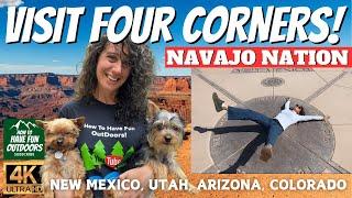 Four Corners Monument | Navajo Nation Park | Bizarre Border in USA!