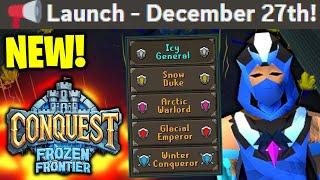 CONQUEST RSPS THE #1 RSPS OF 2025! PERKS, FROZEN RANKS, CUSTOM CONTENT! RELEASING DECEMBER 27TH!