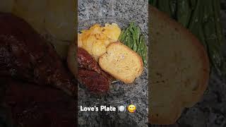 BBQ Chicken Dinner Part 2 #chickendinner #viralvideo #BBQ #greenbeans #foodie #barbequechicken #yum