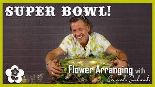 The Superbowl! A Flower Arrangement by Carel Schenk