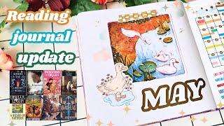 MAY Reading Journal  Colourful Geese theme  Monthly Reading Wrap-Up  Goober Readathon