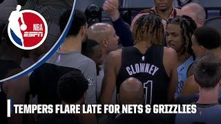 Ja Morant, Dennis Schroder & Taylor Jenkins receive technical fouls late in Nets-Grizzlies