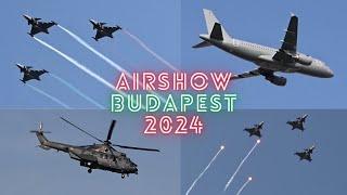 Hungarian Air Force AIRSHOW | Foundation Day 2024 Budapest | Légi Parádé Augusztus 20.