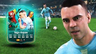 IS HE WORTH IT? 87 TOTAL RUSH IAGO ASPAS PLAYER REVIEW | EA FC 25 ULTIMATE TEAM