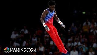 Frederick Richard GOES BIG on high bar during all-around final | Paris Olympics | NBC Sports