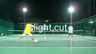 Textbook Doubles:  Chip and Charge Forehand