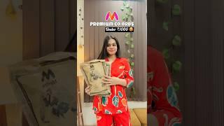 Myntra Kurta Set Haul  Co ord Sets | Ethnic Wear  #youtubeshorts #ethnicwear #shorts #myntra