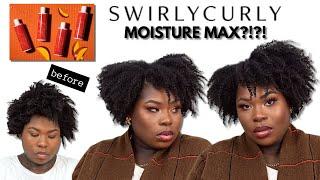 **NEW SWIRLYCURLY MANGO MORINGA MOISTURE MAX NATURAL HAIR LINE ON TYPE 4 HAIR | Bubs Bee